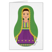 Carte Matryoshka afghane (Devant)