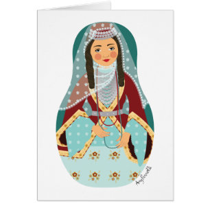 Carte Matryoshka arménienne