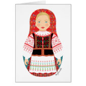 Carte Matryoshka biélorusse (Devant)