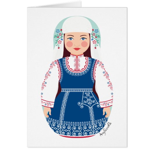 Carte Matryoshka bulgare (Devant)