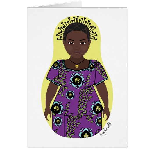 Carte Matryoshka congolaise (Devant)