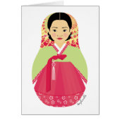 Carte Matryoshka coréenne (Devant)