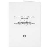 Carte Matryoshka de la haute tête libanaise (Dos)