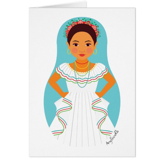 Carte Matryoshka du Nicaragua (Devant)