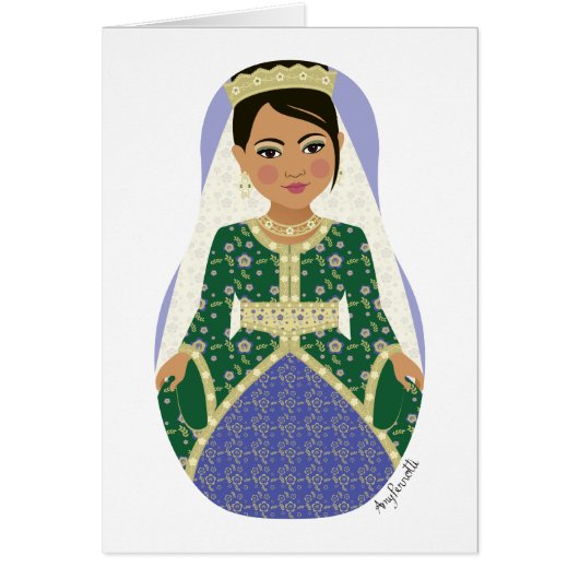 Carte Matryoshka Marocaine (Devant)