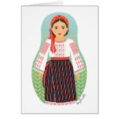 Carte Matryoshka moldave (Devant)