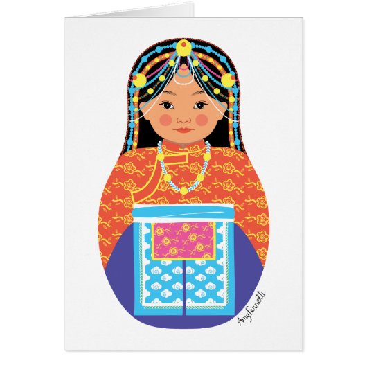 Carte Matryoshka Tibétaine (Devant)