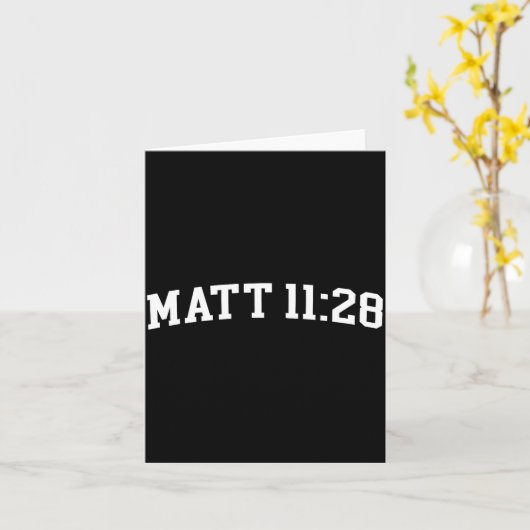 Carte Matt 11_28  (Fleur jaune)