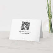 Carte Matt Raku en cuivre - Joyeux anniversaire (Dos)