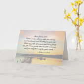 Carte Matthieu 11:28-30 Venez à moi tous qui sont las (Fleur jaune)