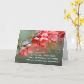 Carte Matthieu 19:26 Avec DIEU, tout est possible (Fleur jaune)