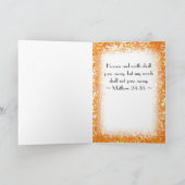 Carte Matthieu 24:35 Encouragement (Intérieur)