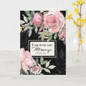 Carte Matthieu 28:20 Je Suis Avec Vous Toujours Fleurs R (Fleur jaune)