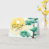 Carte Matthieu 5:16 Que votre lumière brille Bible Chris (Fleur jaune)