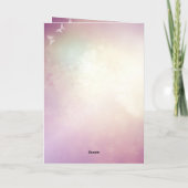 Carte Matthieu 5:3-10 Beatitudes Sermon sur le Mont (Dos)