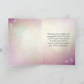 Carte Matthieu 5:3-10 Beatitudes Sermon sur le Mont (Intérieur)