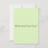 Carte Matthieu 6:15 KJV Bible Scripture Pic Greeting (Dos)