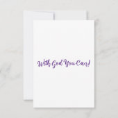 Carte Matthieu 7:5 KJV Bible Verse Pic Flat Salutation (Dos)