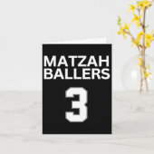 Carte Matzah Ballers 3 Équipe de basketball de jeu de mo (Fleur jaune)