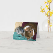 Carte Maude et Wink Note (Fleur jaune)