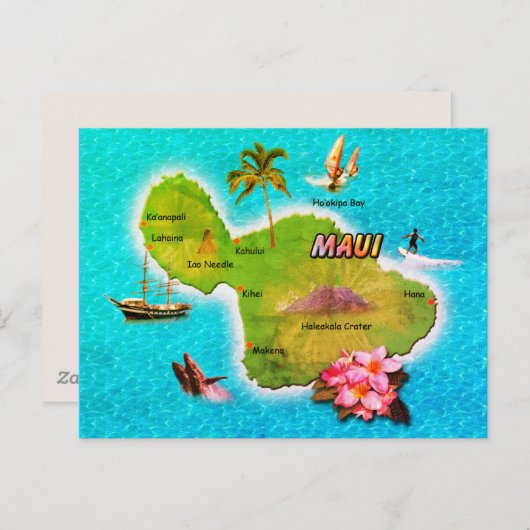 Carte Maui (Devant / Derrière)
