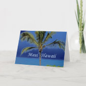 Carte Maui Hawaï (Devant)