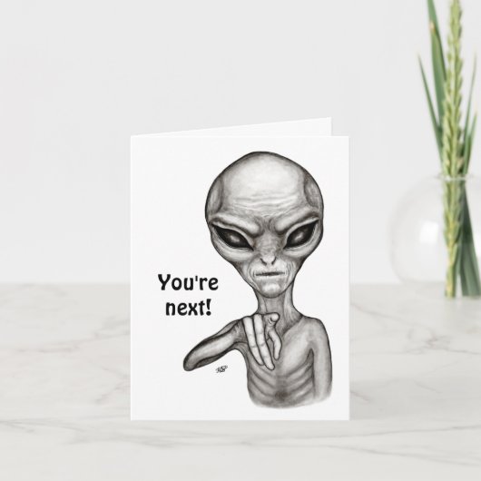 Carte Mauvais Alien, Tu es le prochain ! (Devant)
