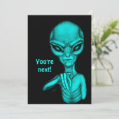 Carte Mauvais Alien, Tu es le prochain ! (Debout devant)