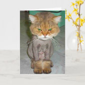 Carte mauvais anniversaire (Fleur jaune)