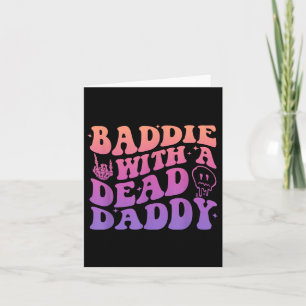 Carte Mauvais Avec Un Design De Papa Mort