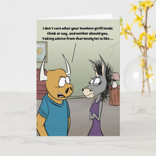 CARTE MAUVAIS CONSEIL (Fleur jaune)