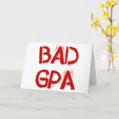 Carte Mauvais GPA (Fleur jaune)