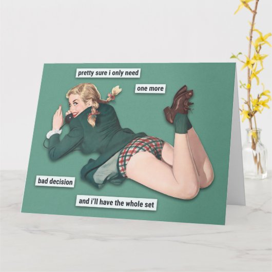 Carte Mauvaises décisions (Fleur jaune)