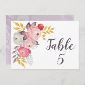 Carte Mauve Rose (Devant / Derrière)