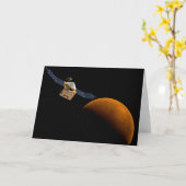 Carte Maven Spacecraft. (Fleur jaune)