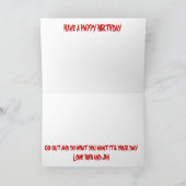 Carte MAX Birthday (Intérieur)