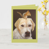 Carte Max et M. Chipmunk (Fleur jaune)