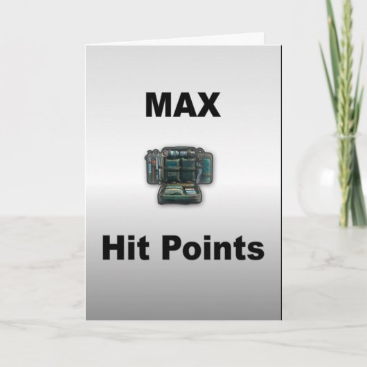 Carte MAX Hit Points (Devant)