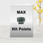 Carte MAX Hit Points (Fleur jaune)