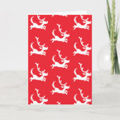 Carte Max the Reindeer Silhouette (Devant)