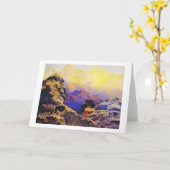 Carte Maxfield Parrish, obtenant à partir de lui tout, (Fleur jaune)