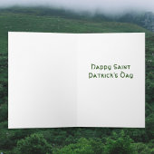 Carte May Peace n Plenty Irish Blessing Shamrock Lantern