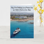 Carte May Your Birthday be as Drama-Free as a .... (Fleur jaune)