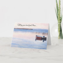 May Your Heart Find Peace Sympathy/Thinking of You