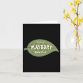 Carte Maybury State Park Michigan Fall Leaves Vacances (Fleur jaune)