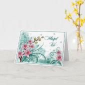 Carte Mazel Tov (Fleur jaune)