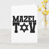 Carte Mazel Tov - Cadeau pour les fêtes de Nouvel An jui (Fleur jaune)