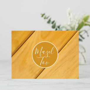 Carte Mazel Tov, Félicitations Juives Élégantes