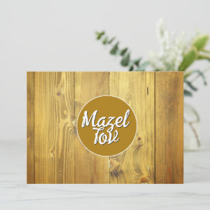 Carte Mazel Tov, Juive Élégante Moderne, Félicitat