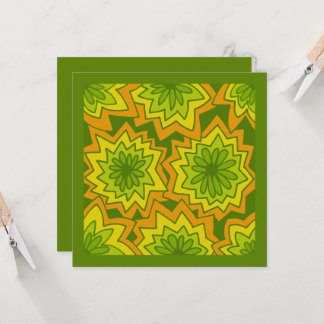 Carte Mazipoodles Motif Feux d'Artifice Floral 041